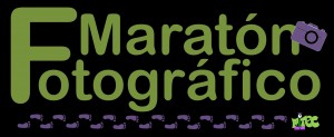 Logo Maratón Fotográfico fondo Negro